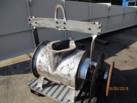 Drum ladle with planetary gear box, ± 500 kg